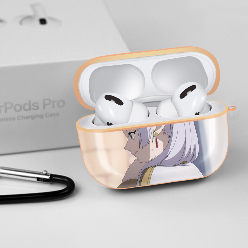 葬送のフリーレン Frieren 【AirPods Pro用】ハードシェル保護ケース｜耐衝撃・防指紋・カラビナ付き商品仕様