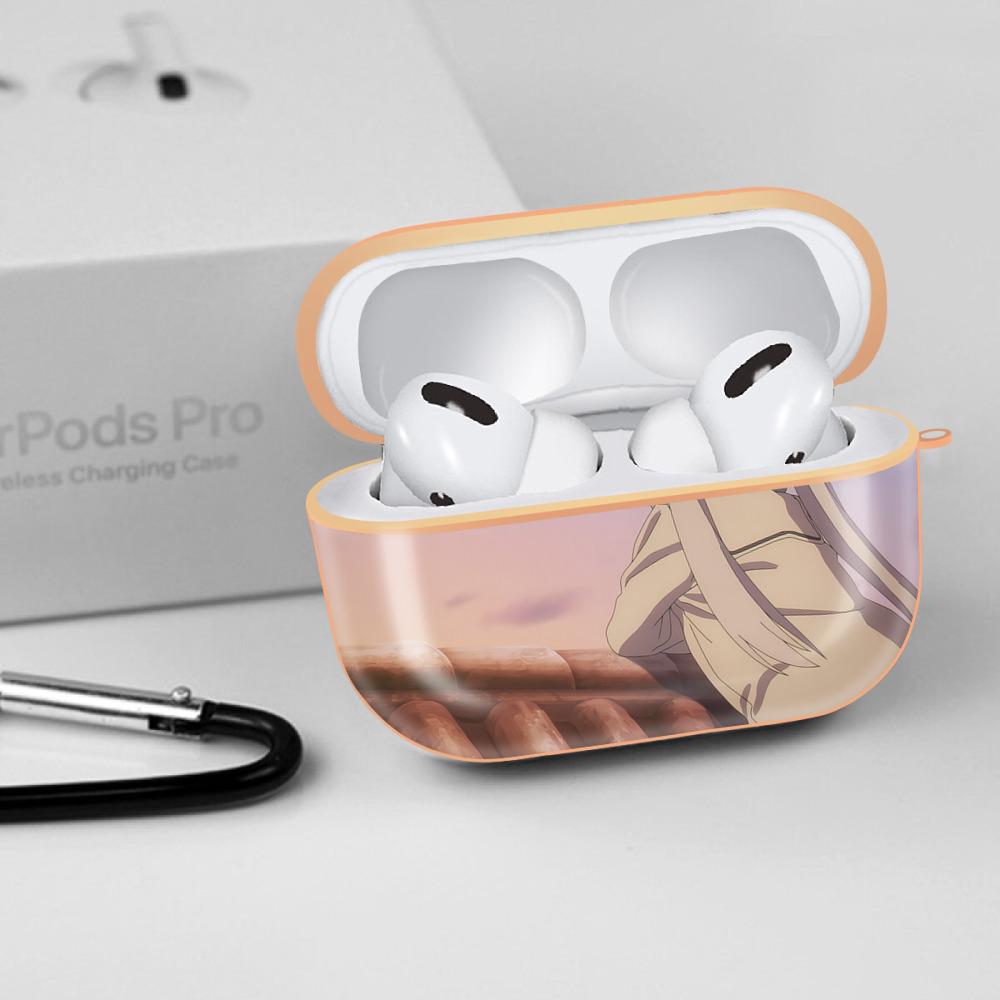 葬送のフリーレン Frieren 【AirPods Pro用】ハードシェル保護ケース｜耐衝撃・防指紋・カラビナ付き商品仕様
