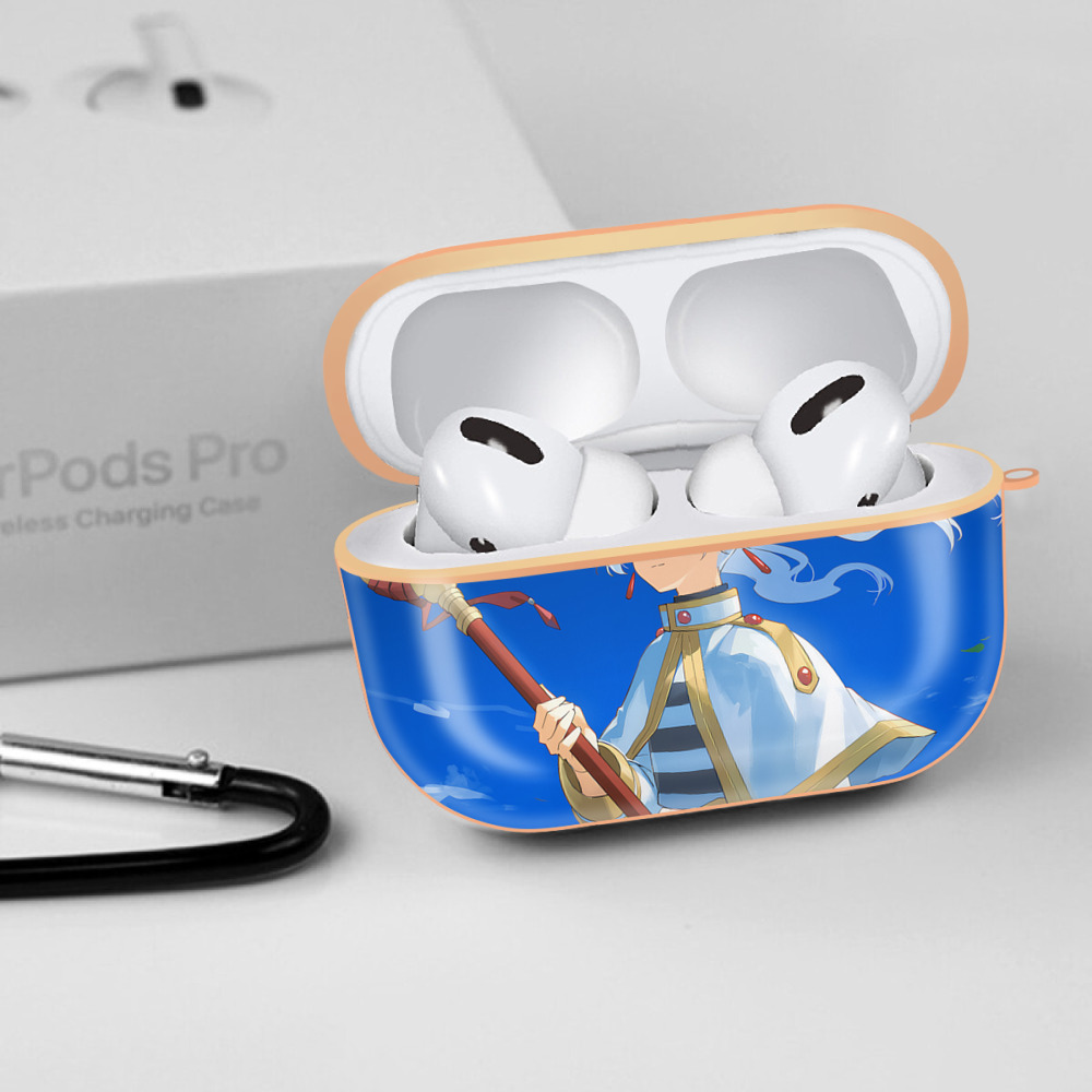 葬送のフリーレン Frieren 【AirPods Pro用】ハードシェル保護ケース｜耐衝撃・防指紋・カラビナ付き商品仕様