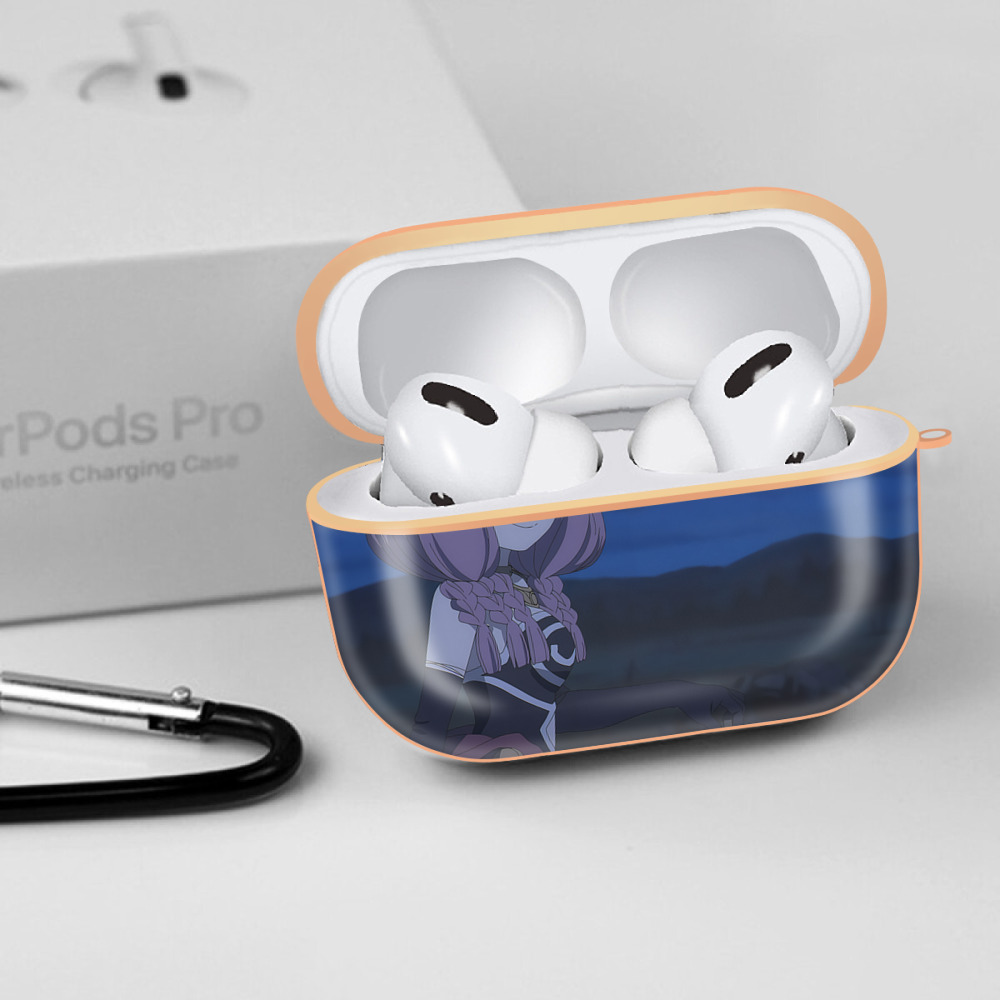 葬送のフリーレン Frieren 【AirPods Pro用】ハードシェル保護ケース｜耐衝撃・防指紋・カラビナ付き商品仕様