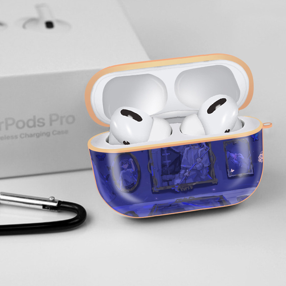 葬送のフリーレン Frieren 【AirPods Pro用】ハードシェル保護ケース｜耐衝撃・防指紋・カラビナ付き商品仕様
