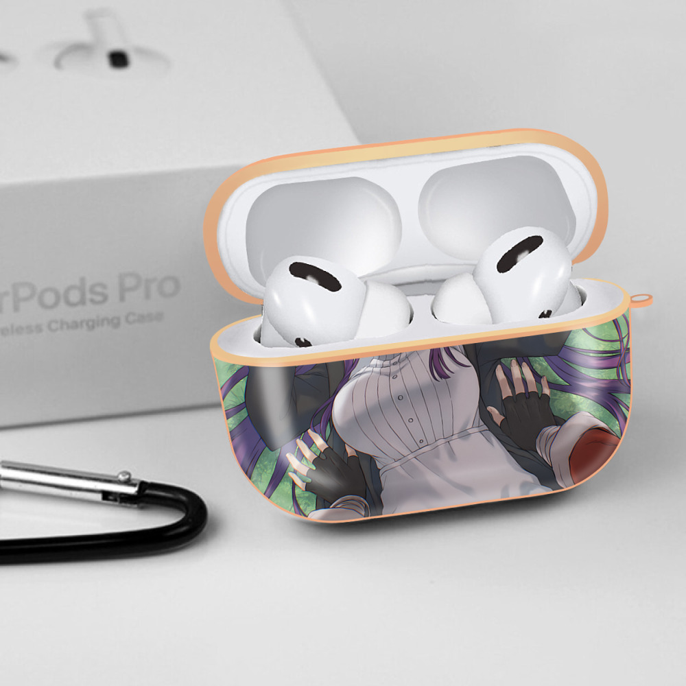 葬送のフリーレン Frieren 【AirPods Pro用】ハードシェル保護ケース｜耐衝撃・防指紋・カラビナ付き商品仕様