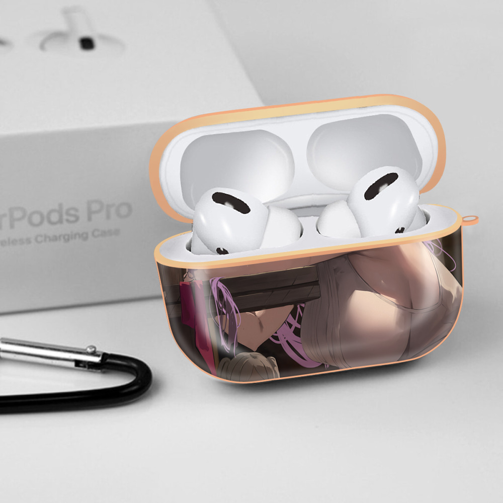 葬送のフリーレン Frieren 【AirPods Pro用】ハードシェル保護ケース｜耐衝撃・防指紋・カラビナ付き商品仕様