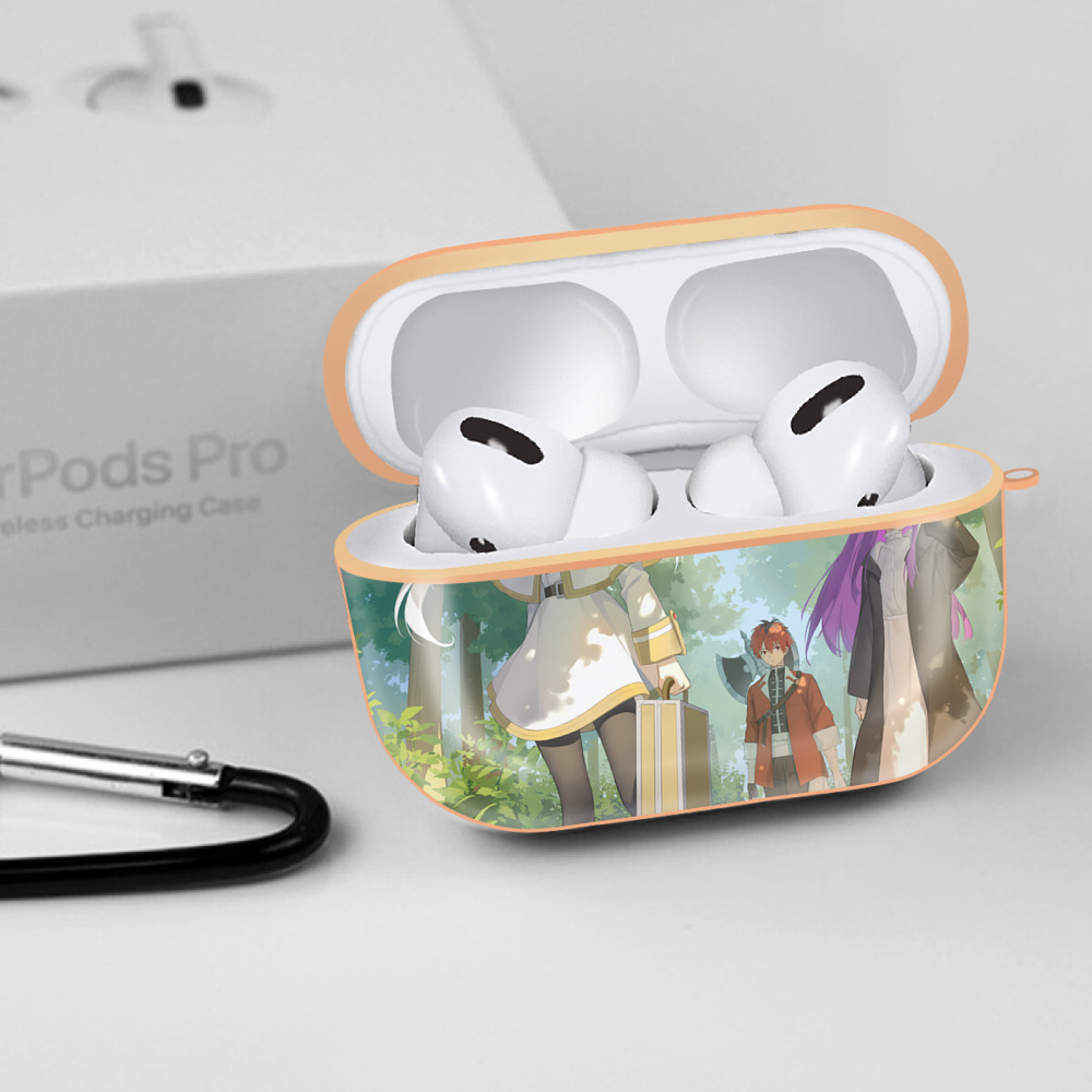 葬送のフリーレン Frieren 【AirPods Pro用】ハードシェル保護ケース｜耐衝撃・防指紋・カラビナ付き商品仕様