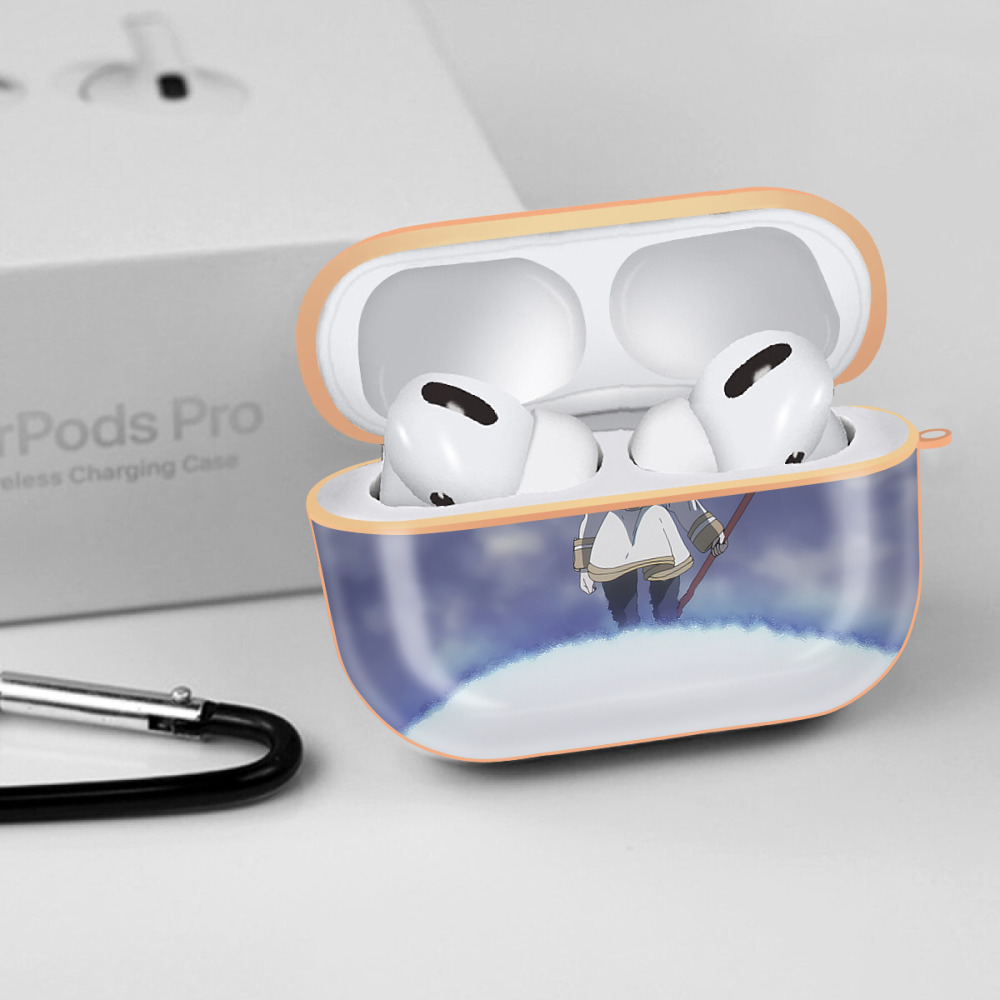 葬送のフリーレン Frieren 【AirPods Pro用】ハードシェル保護ケース｜耐衝撃・防指紋・カラビナ付き商品仕様