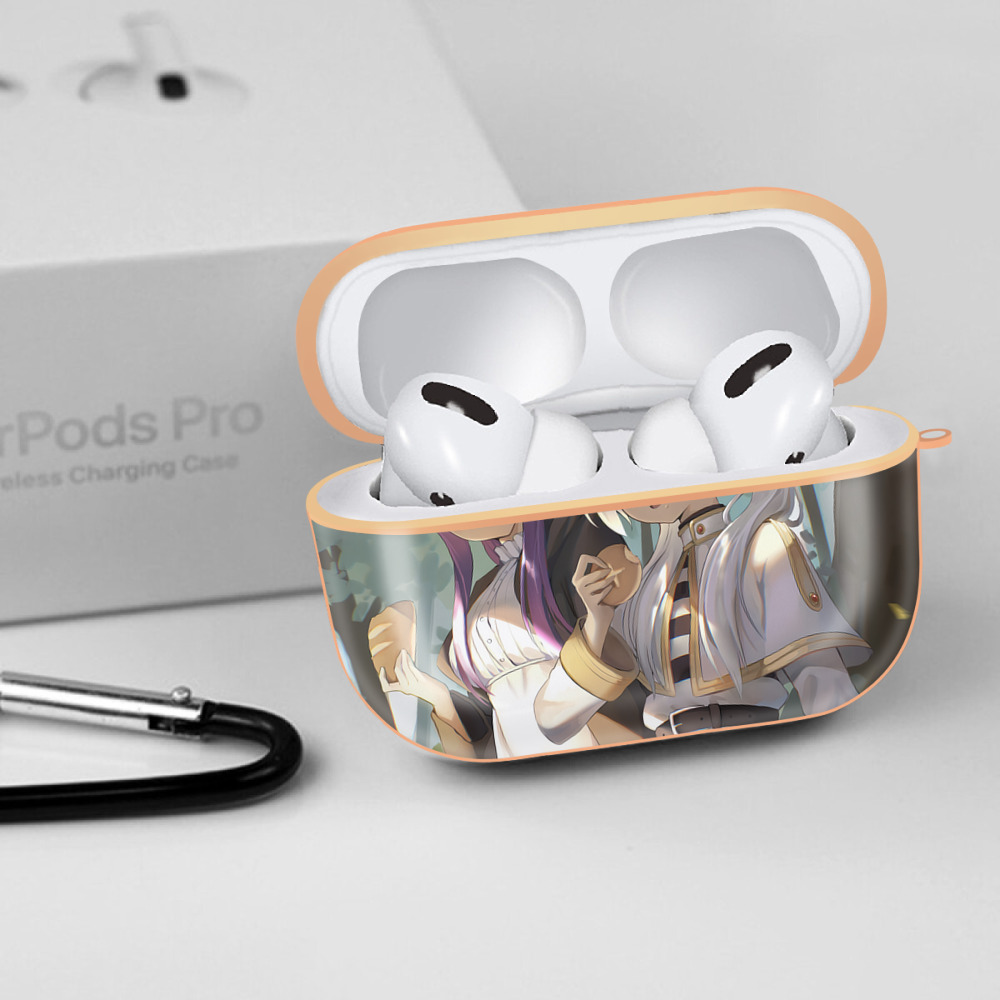 葬送のフリーレン Frieren 【AirPods Pro用】ハードシェル保護ケース｜耐衝撃・防指紋・カラビナ付き商品仕様