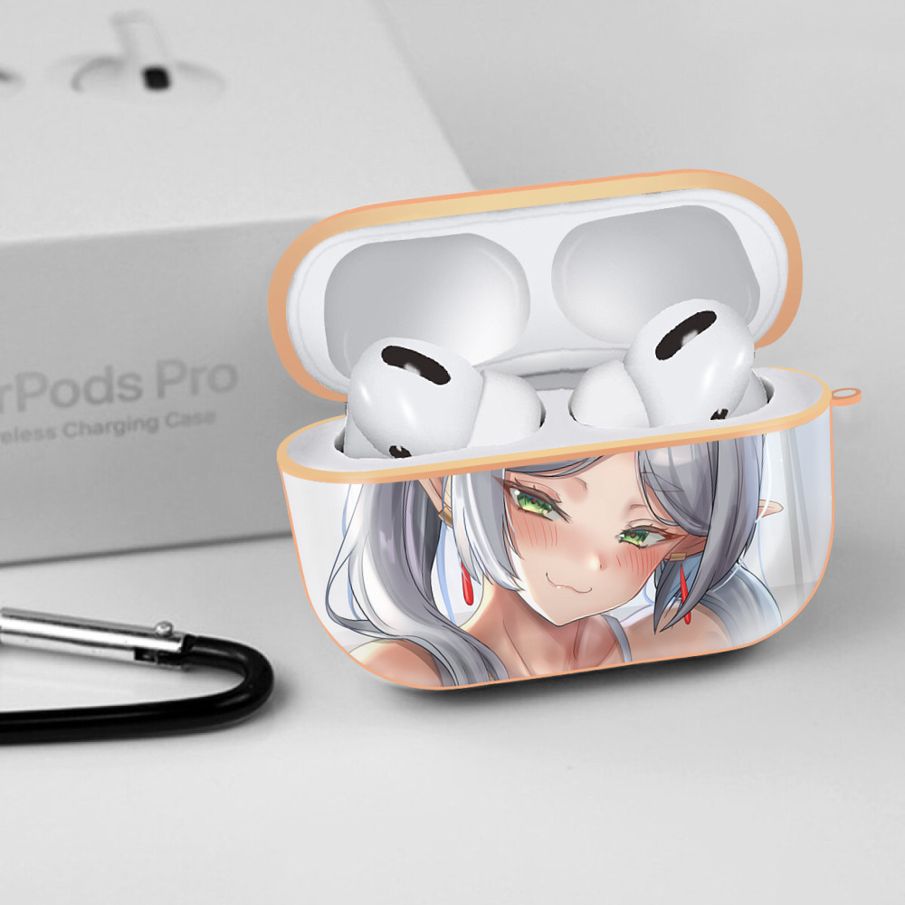 葬送のフリーレン Frieren 【AirPods Pro用】ハードシェル保護ケース｜耐衝撃・防指紋・カラビナ付き商品仕様