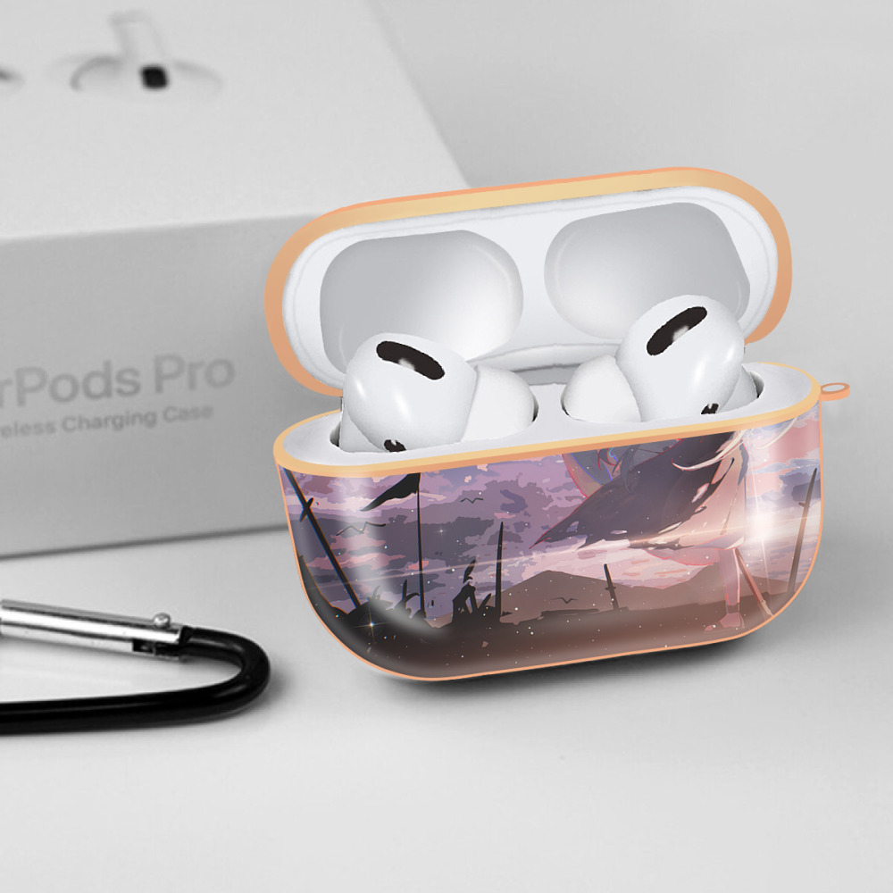 葬送のフリーレン Frieren 【AirPods Pro用】ハードシェル保護ケース｜耐衝撃・防指紋・カラビナ付き商品仕様
