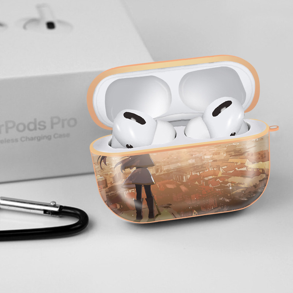 葬送のフリーレン Frieren 【AirPods Pro用】ハードシェル保護ケース｜耐衝撃・防指紋・カラビナ付き商品仕様