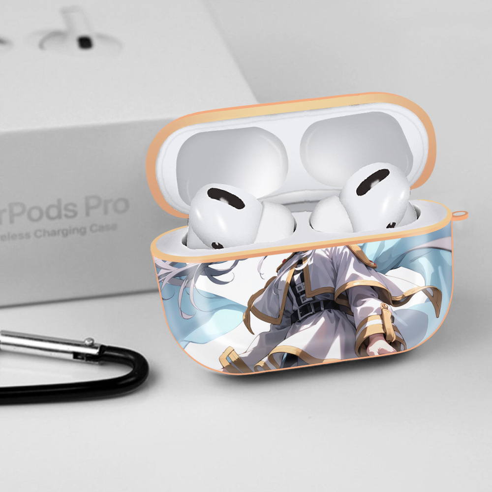葬送のフリーレン Frieren 【AirPods Pro用】ハードシェル保護ケース｜耐衝撃・防指紋・カラビナ付き商品仕様