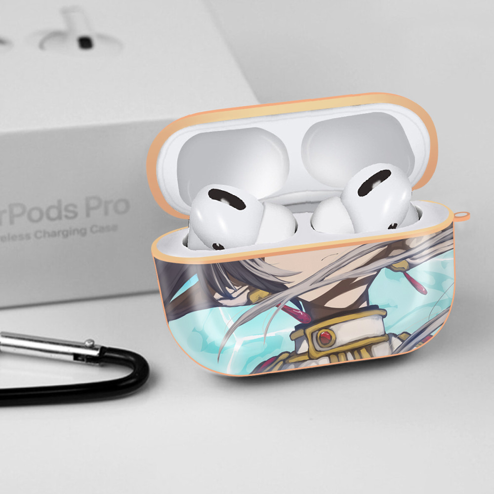 葬送のフリーレン Frieren 【AirPods Pro用】ハードシェル保護ケース｜耐衝撃・防指紋・カラビナ付き商品仕様