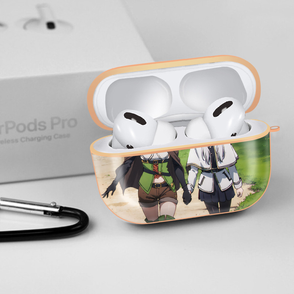葬送のフリーレン Frieren 【AirPods Pro用】ハードシェル保護ケース｜耐衝撃・防指紋・カラビナ付き商品仕様