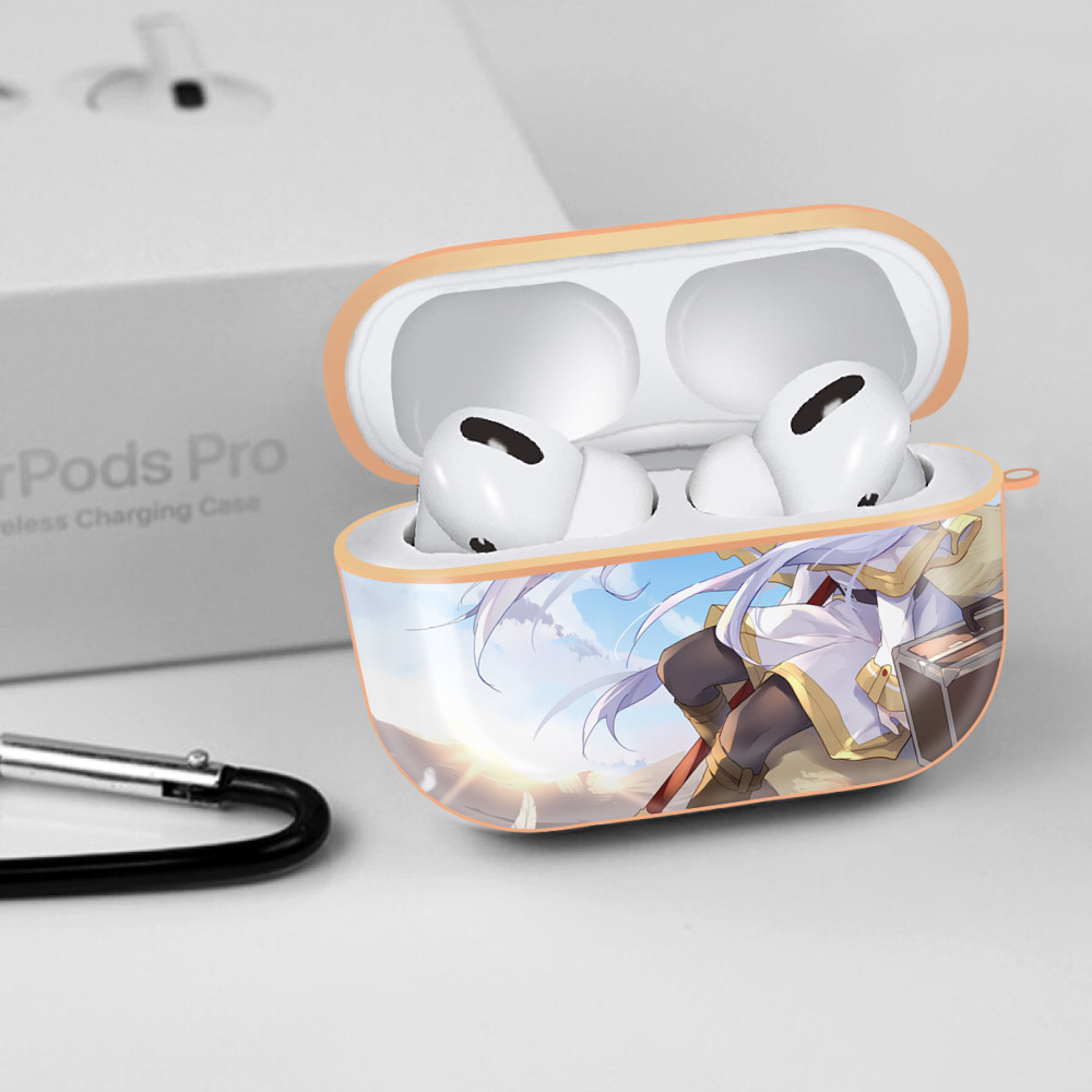 葬送のフリーレン Frieren 【AirPods Pro用】ハードシェル保護ケース｜耐衝撃・防指紋・カラビナ付き商品仕様