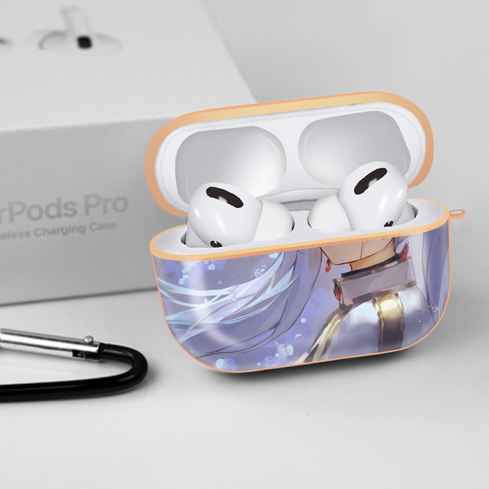 葬送のフリーレン Frieren 【AirPods Pro用】ハードシェル保護ケース｜耐衝撃・防指紋・カラビナ付き商品仕様