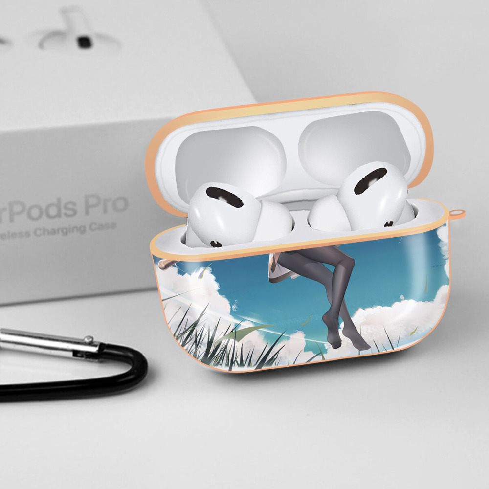 葬送のフリーレン Frieren 【AirPods Pro用】ハードシェル保護ケース｜耐衝撃・防指紋・カラビナ付き商品仕様