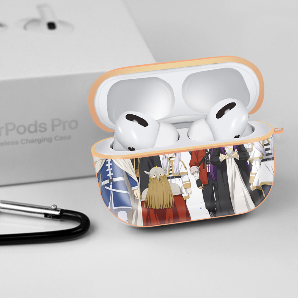 葬送のフリーレン Frieren 【AirPods Pro用】ハードシェル保護ケース｜耐衝撃・防指紋・カラビナ付き商品仕様