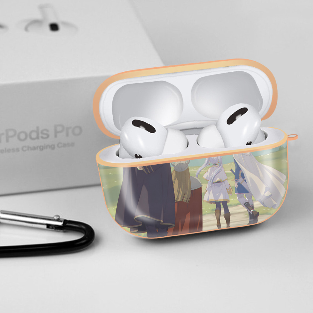葬送のフリーレン Frieren 【AirPods Pro用】ハードシェル保護ケース｜耐衝撃・防指紋・カラビナ付き商品仕様