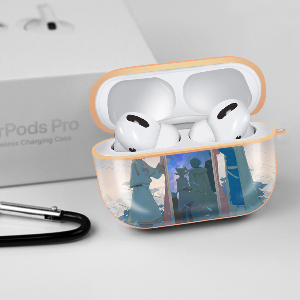 葬送のフリーレン Frieren 【AirPods Pro用】ハードシェル保護ケース｜耐衝撃・防指紋・カラビナ付き商品仕様