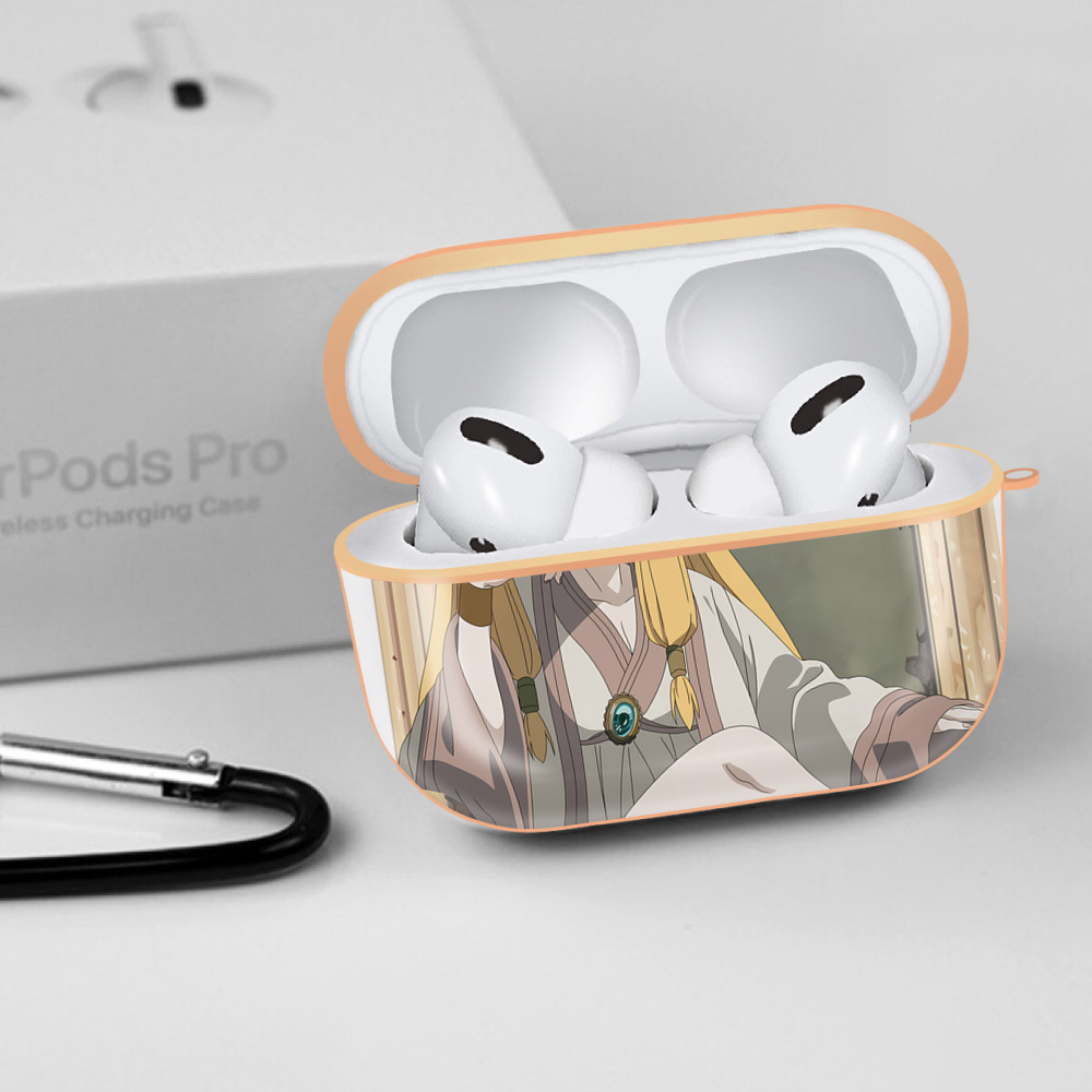 葬送のフリーレン Frieren 【AirPods Pro用】ハードシェル保護ケース｜耐衝撃・防指紋・カラビナ付き商品仕様
