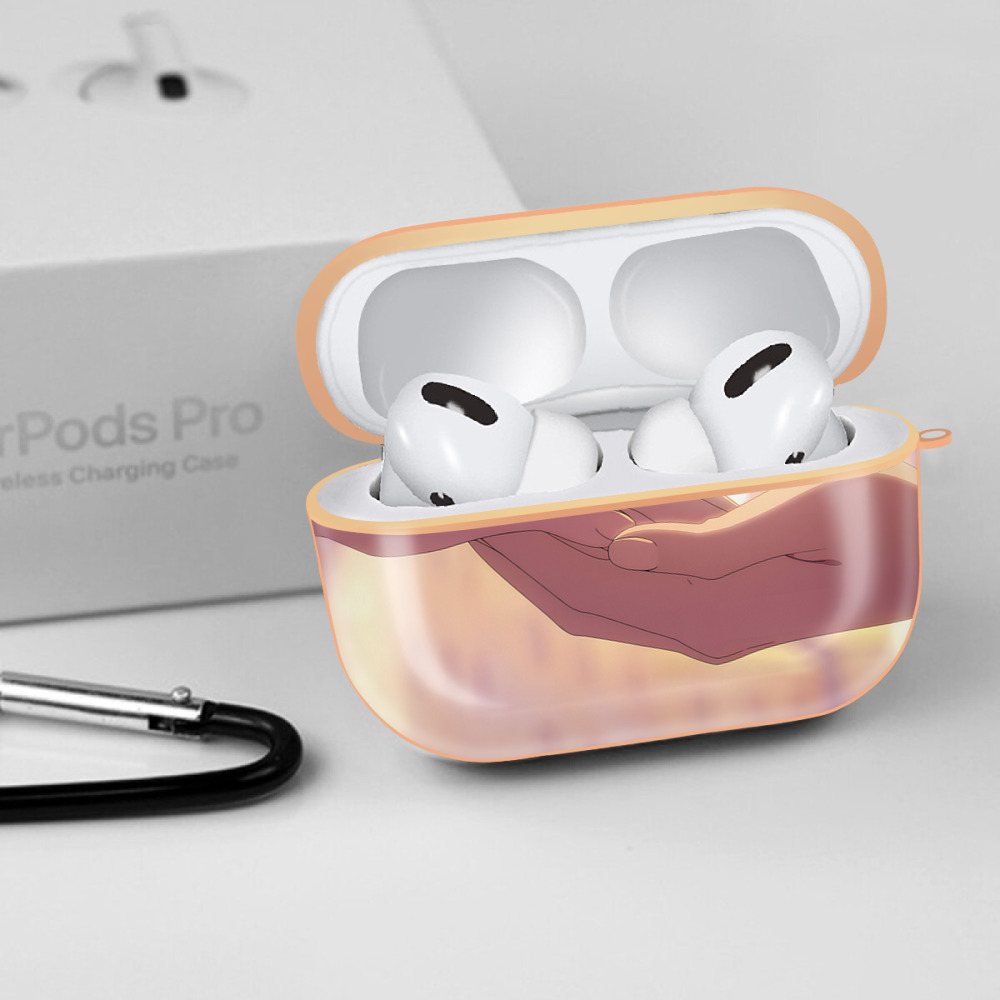 葬送のフリーレン Frieren 【AirPods Pro用】ハードシェル保護ケース｜耐衝撃・防指紋・カラビナ付き商品仕様