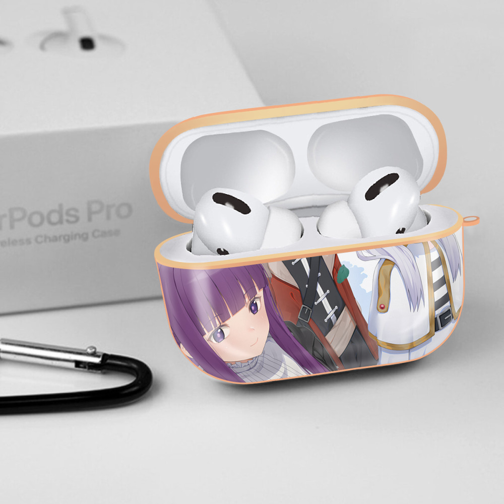 葬送のフリーレン Frieren 【AirPods Pro用】ハードシェル保護ケース｜耐衝撃・防指紋・カラビナ付き商品仕様