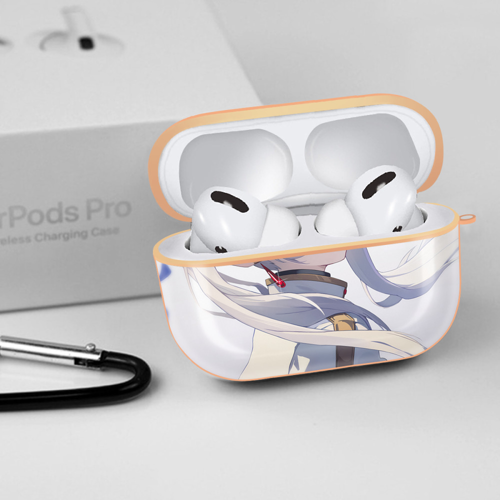葬送のフリーレン Frieren 【AirPods Pro用】ハードシェル保護ケース｜耐衝撃・防指紋・カラビナ付き商品仕様