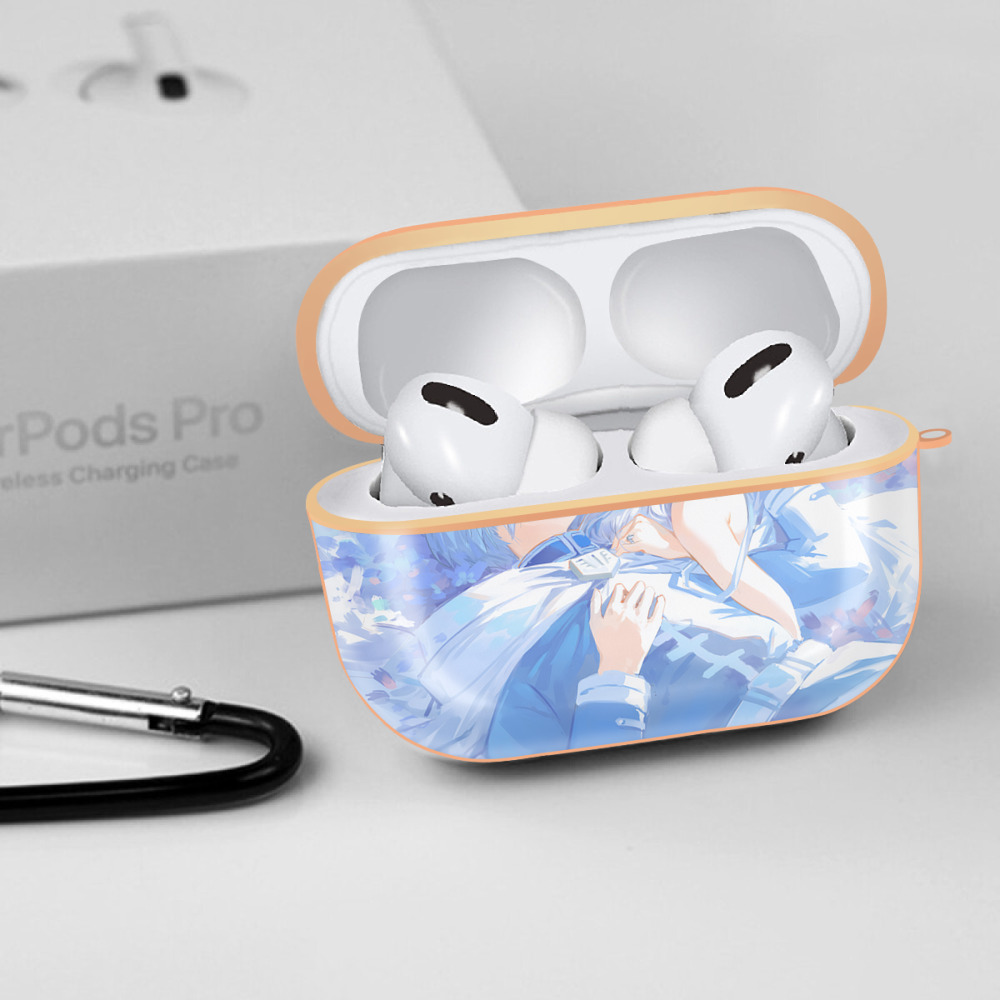 葬送のフリーレン Frieren 【AirPods Pro用】ハードシェル保護ケース｜耐衝撃・防指紋・カラビナ付き商品仕様