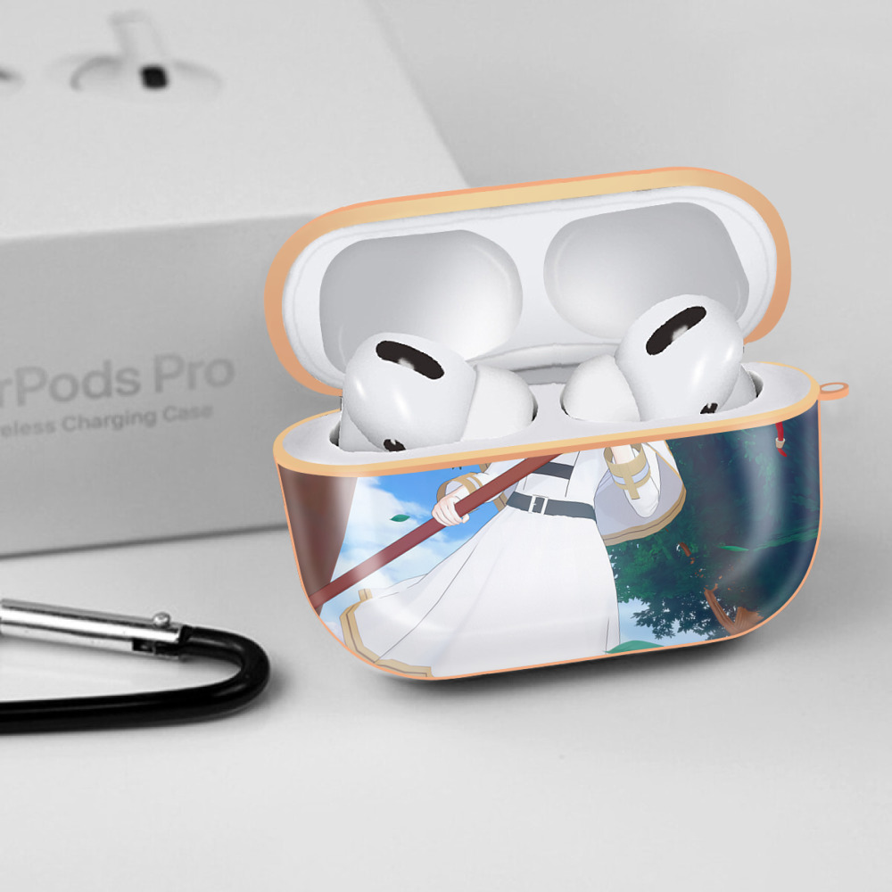 葬送のフリーレン Frieren 【AirPods Pro用】ハードシェル保護ケース｜耐衝撃・防指紋・カラビナ付き商品仕様