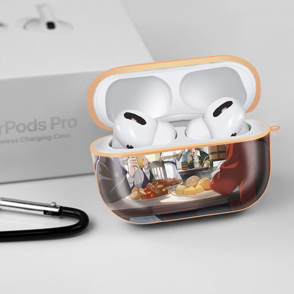 葬送のフリーレン Frieren 【AirPods Pro用】ハードシェル保護ケース｜耐衝撃・防指紋・カラビナ付き商品仕様