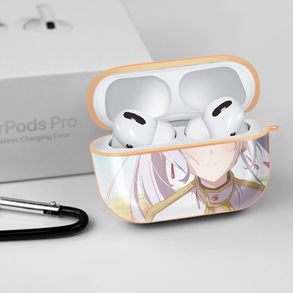 葬送のフリーレン Frieren 【AirPods Pro用】ハードシェル保護ケース｜耐衝撃・防指紋・カラビナ付き商品仕様