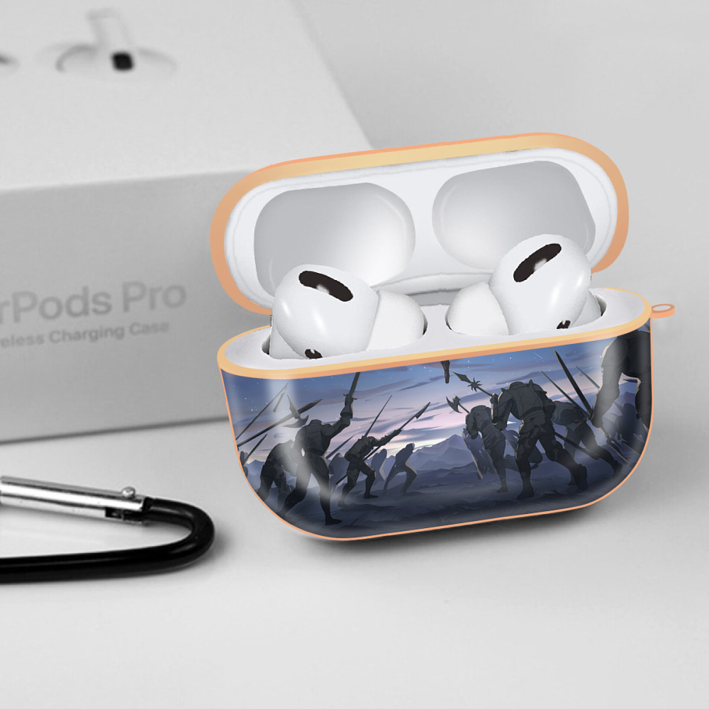 葬送のフリーレン Frieren 【AirPods Pro用】ハードシェル保護ケース｜耐衝撃・防指紋・カラビナ付き商品仕様