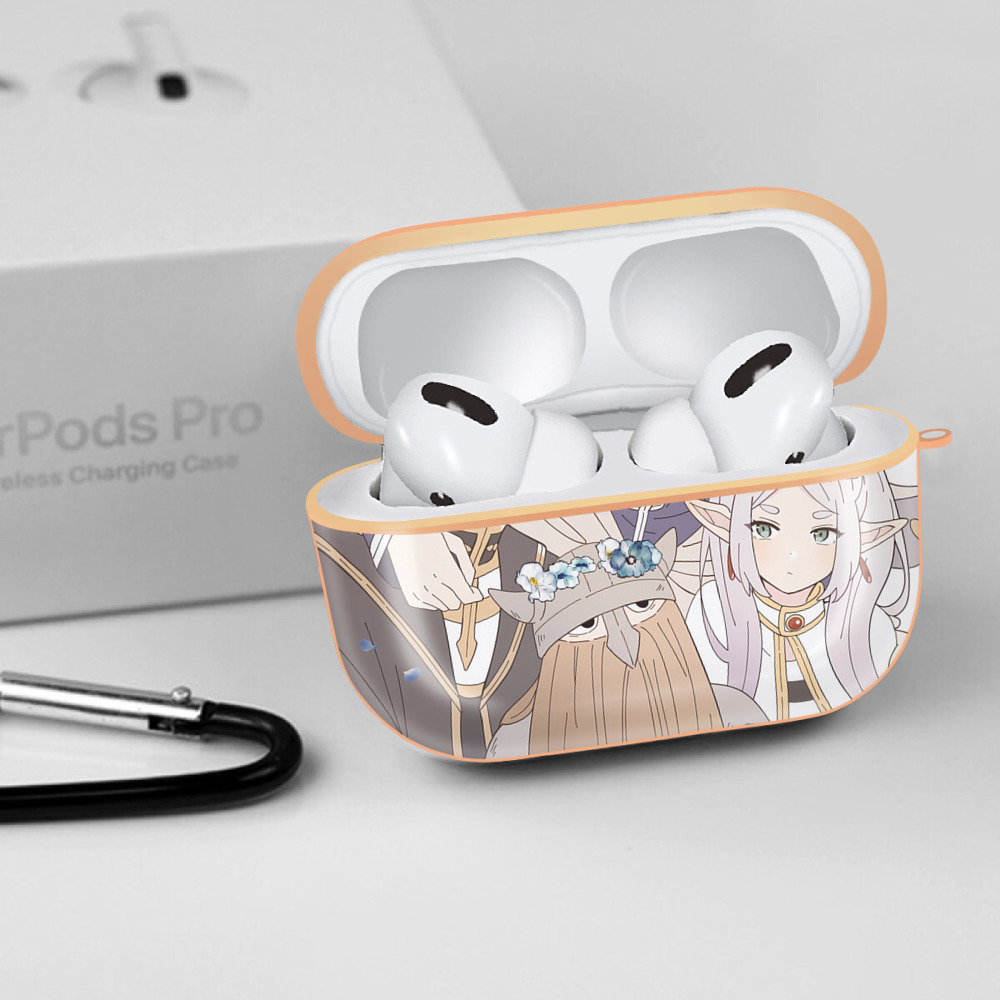 葬送のフリーレン Frieren 【AirPods Pro用】ハードシェル保護ケース｜耐衝撃・防指紋・カラビナ付き商品仕様