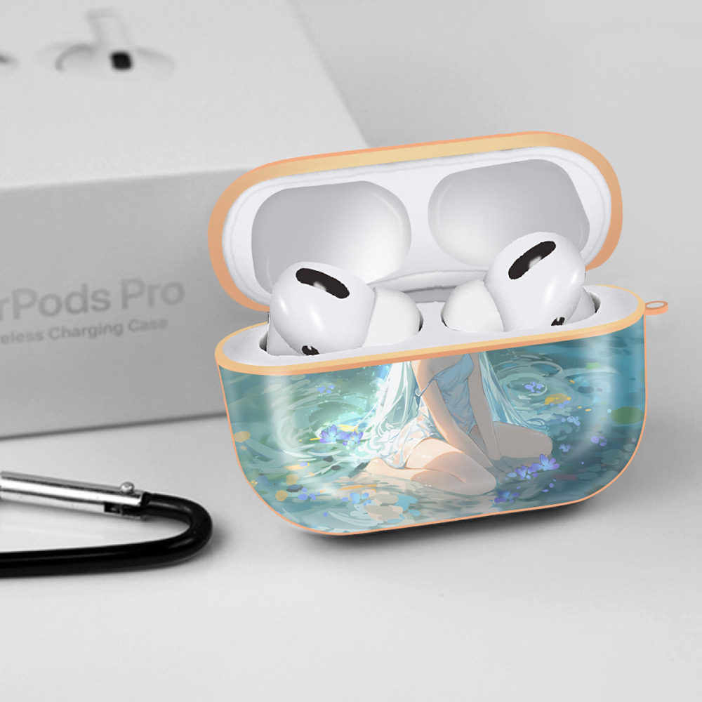 葬送のフリーレン Frieren 【AirPods Pro用】ハードシェル保護ケース｜耐衝撃・防指紋・カラビナ付き商品仕様