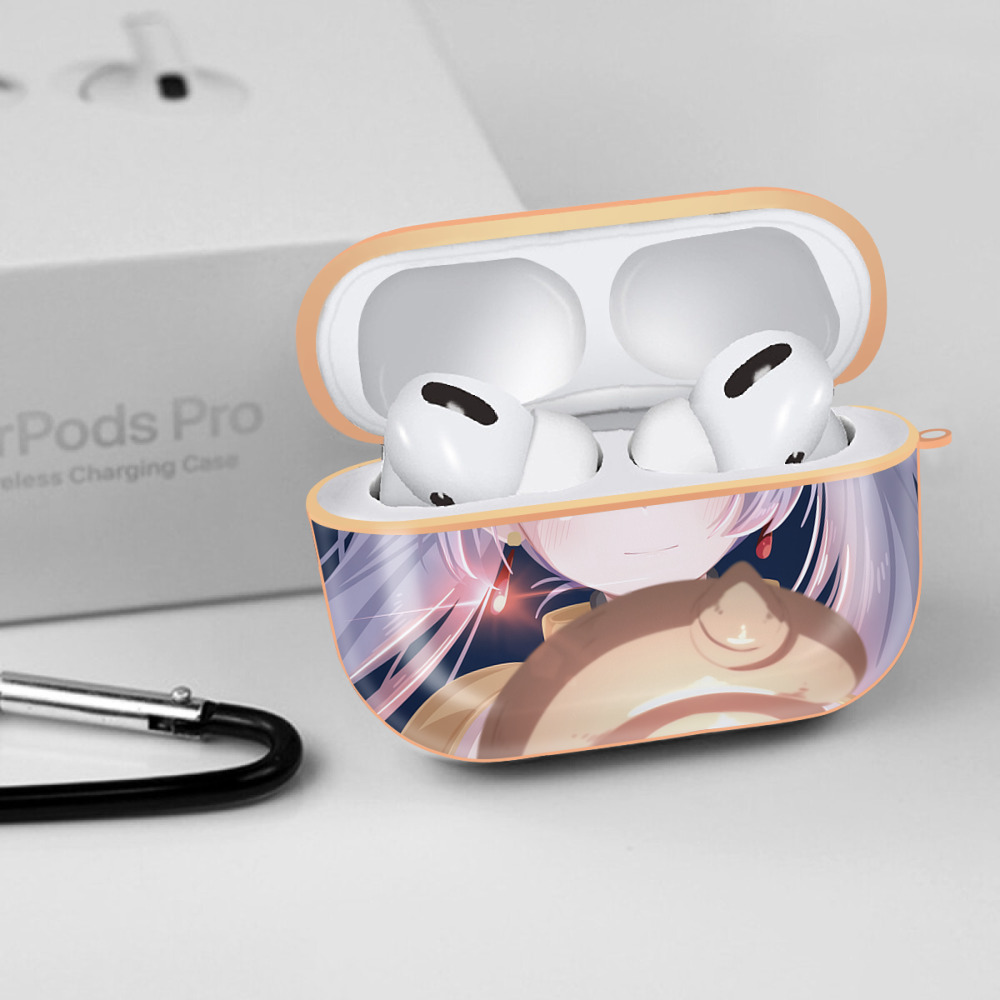葬送のフリーレン Frieren 【AirPods Pro用】ハードシェル保護ケース｜耐衝撃・防指紋・カラビナ付き商品仕様