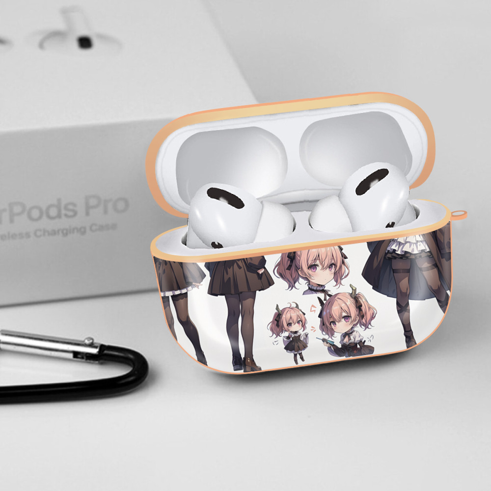 葬送のフリーレン Frieren 【AirPods Pro用】ハードシェル保護ケース｜耐衝撃・防指紋・カラビナ付き商品仕様