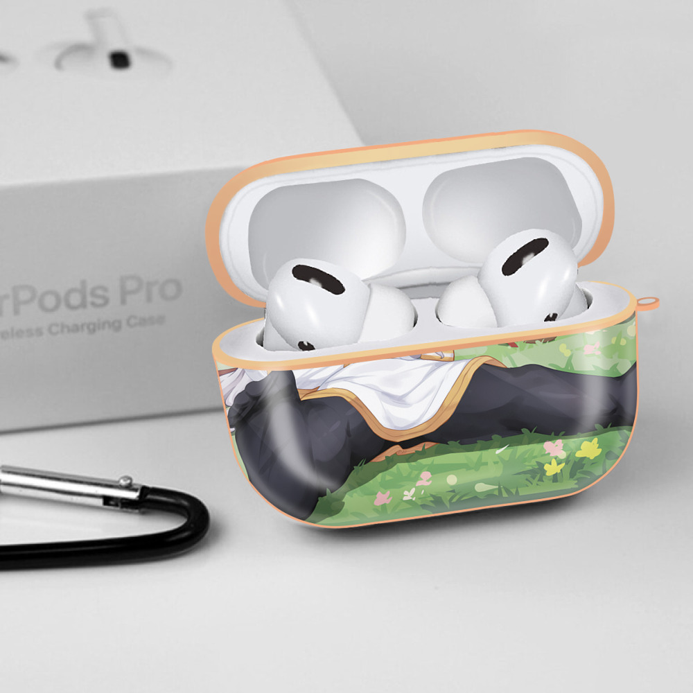 葬送のフリーレン Frieren 【AirPods Pro用】ハードシェル保護ケース｜耐衝撃・防指紋・カラビナ付き商品仕様