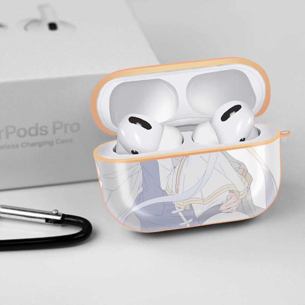 葬送のフリーレン Frieren 【AirPods Pro用】ハードシェル保護ケース｜耐衝撃・防指紋・カラビナ付き商品仕様