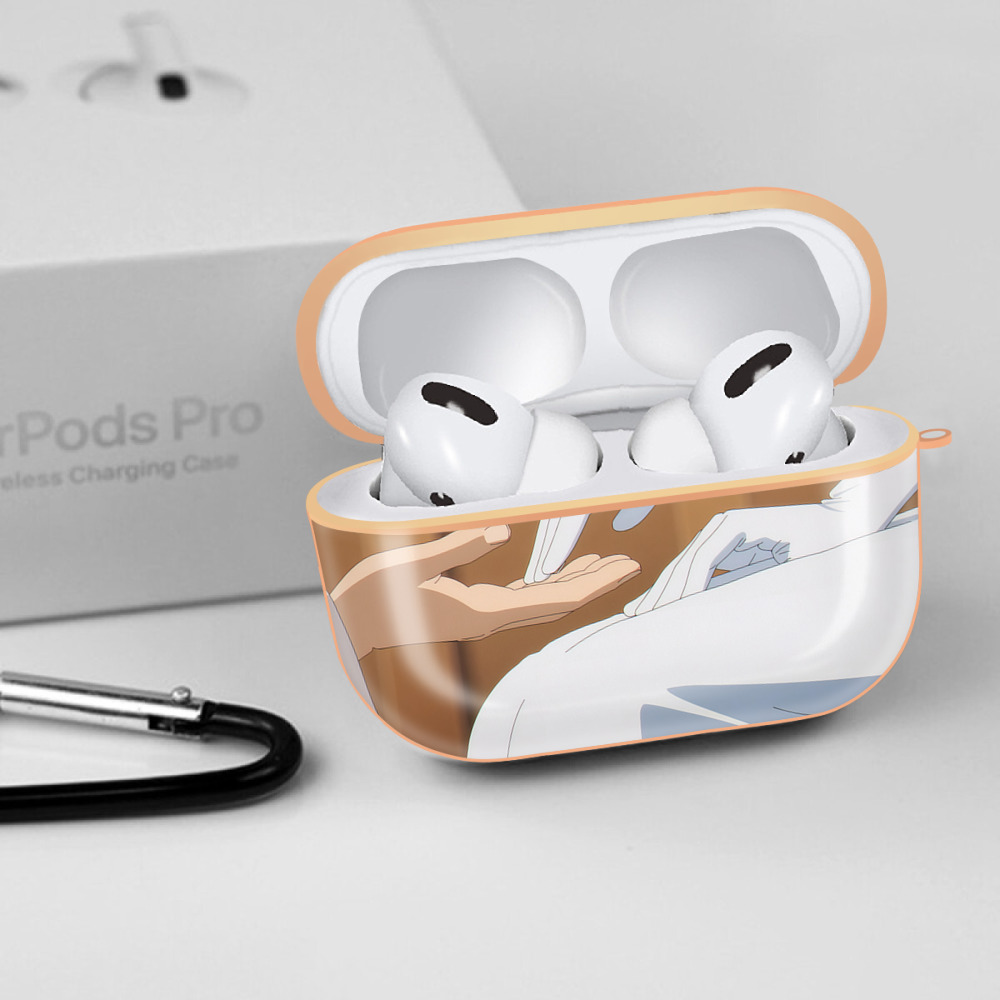 葬送のフリーレン Frieren 【AirPods Pro用】ハードシェル保護ケース｜耐衝撃・防指紋・カラビナ付き商品仕様