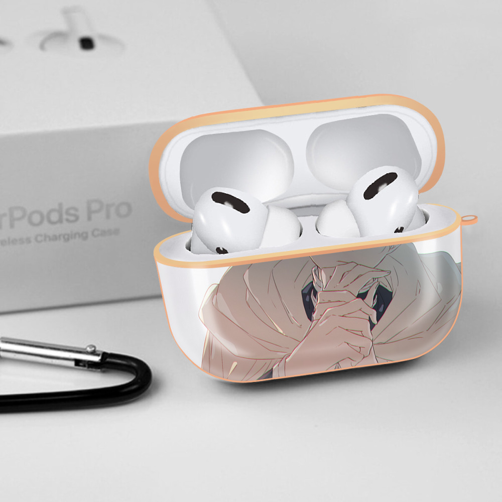 葬送のフリーレン Frieren 【AirPods Pro用】ハードシェル保護ケース｜耐衝撃・防指紋・カラビナ付き商品仕様
