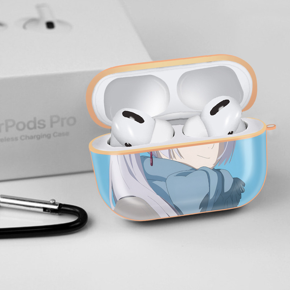 葬送のフリーレン Frieren 【AirPods Pro用】ハードシェル保護ケース｜耐衝撃・防指紋・カラビナ付き商品仕様