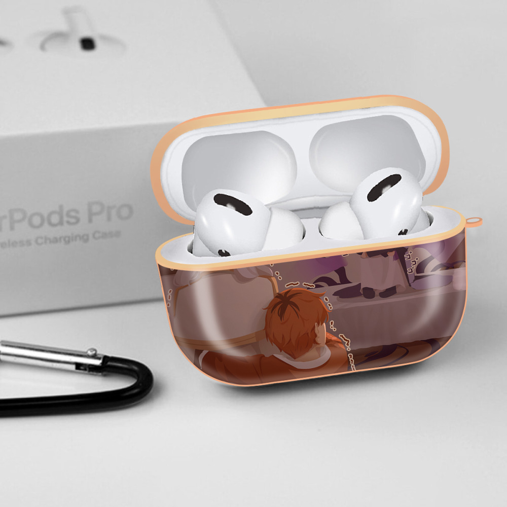 葬送のフリーレン Frieren 【AirPods Pro用】ハードシェル保護ケース｜耐衝撃・防指紋・カラビナ付き商品仕様