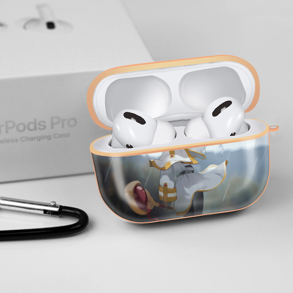 葬送のフリーレン Frieren 【AirPods Pro用】ハードシェル保護ケース｜耐衝撃・防指紋・カラビナ付き商品仕様