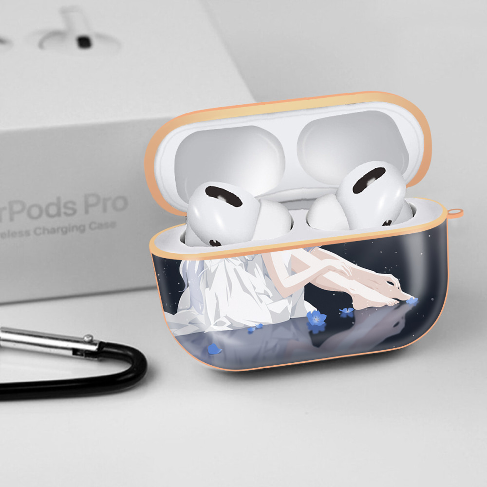 葬送のフリーレン Frieren 【AirPods Pro用】ハードシェル保護ケース｜耐衝撃・防指紋・カラビナ付き商品仕様