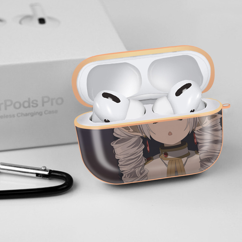葬送のフリーレン Frieren 【AirPods Pro用】ハードシェル保護ケース｜耐衝撃・防指紋・カラビナ付き商品仕様