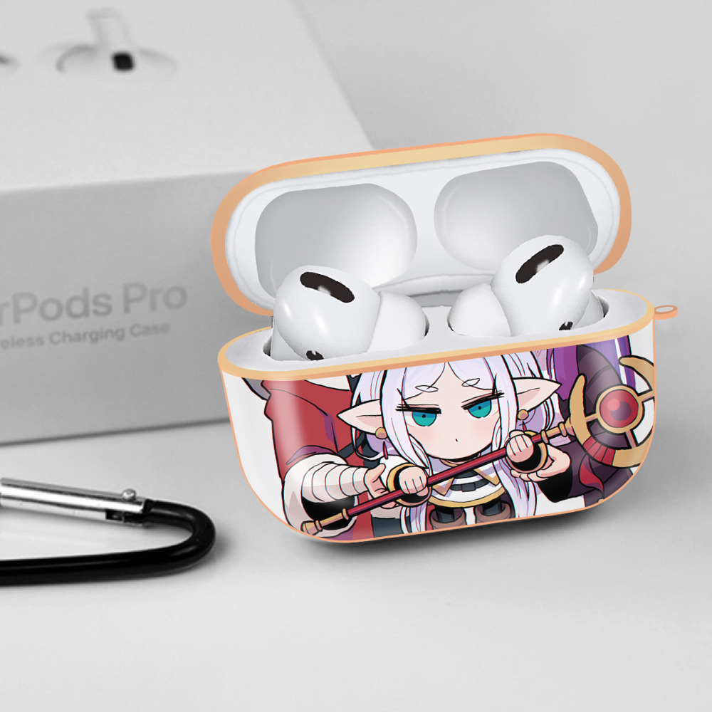葬送のフリーレン Frieren 【AirPods Pro用】ハードシェル保護ケース｜耐衝撃・防指紋・カラビナ付き商品仕様