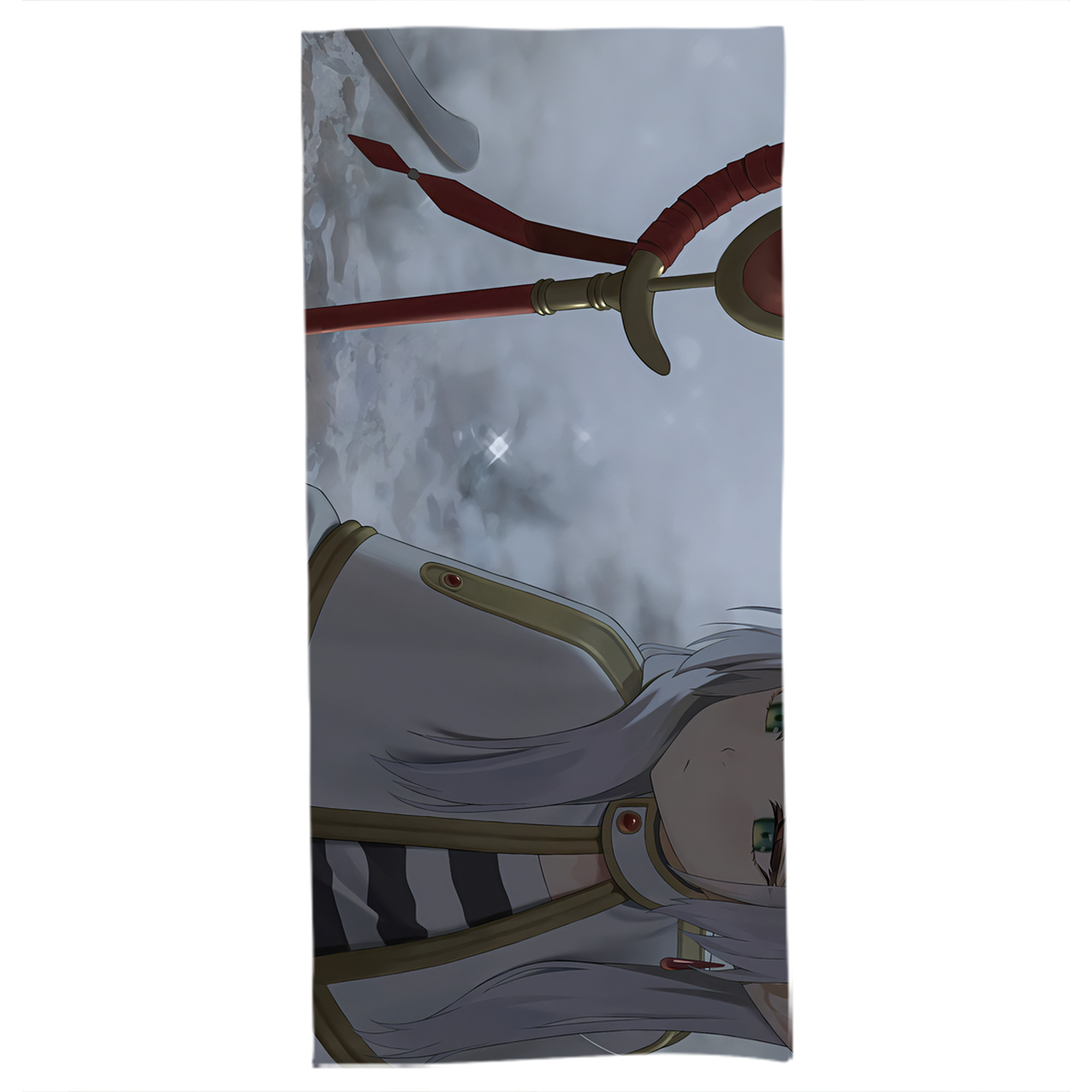 （画像用） 葬送のフリーレン Frieren 大判バスタオル 70×140cm 吸水速乾 柔らかい肌触り