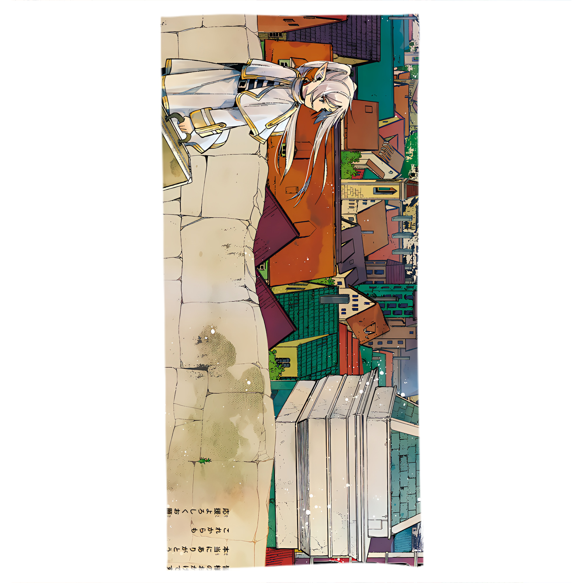 （画像用） 葬送のフリーレン Frieren 大判バスタオル 70×140cm 吸水速乾 柔らかい肌触り