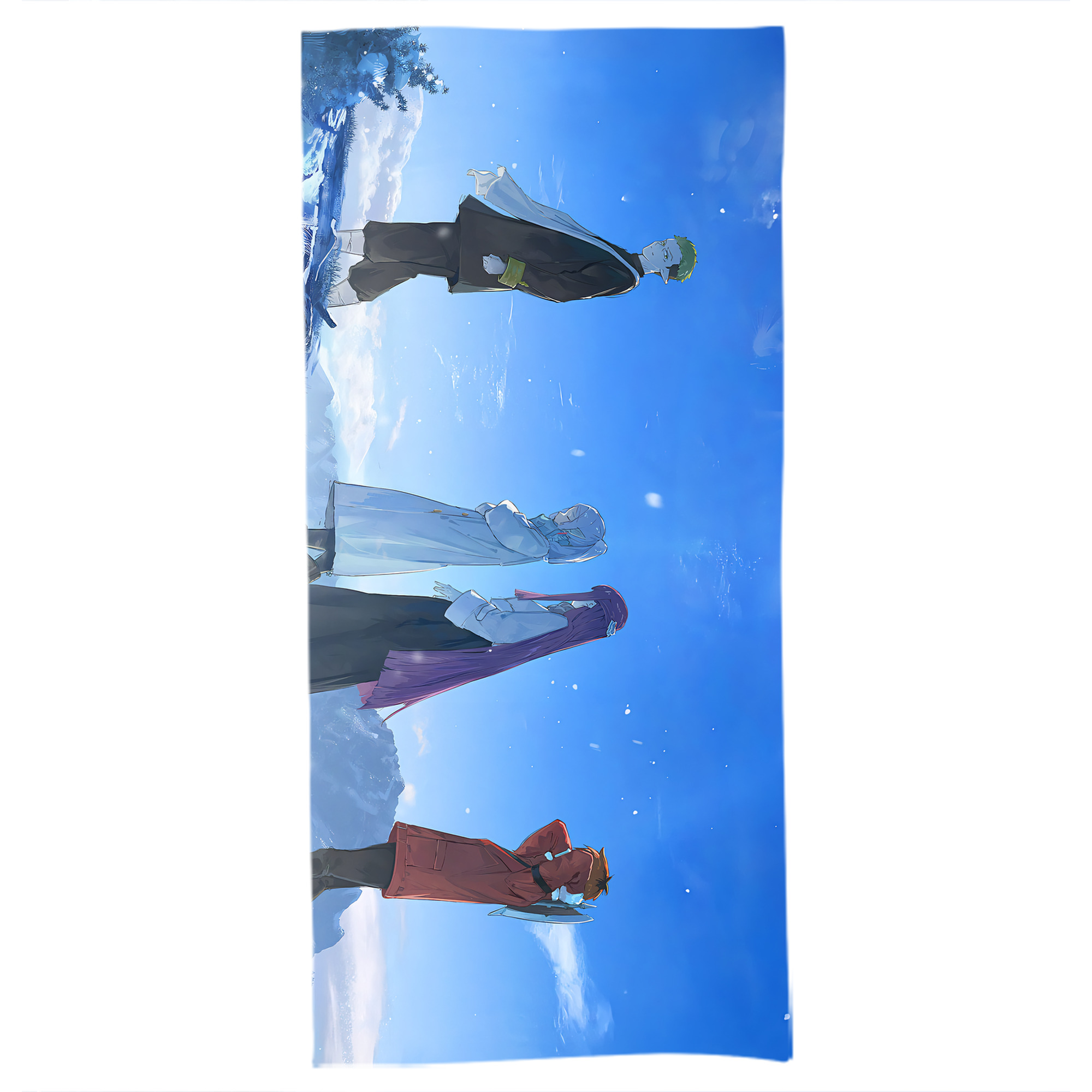 （画像用） 葬送のフリーレン Frieren 大判バスタオル 70×140cm 吸水速乾 柔らかい肌触り
