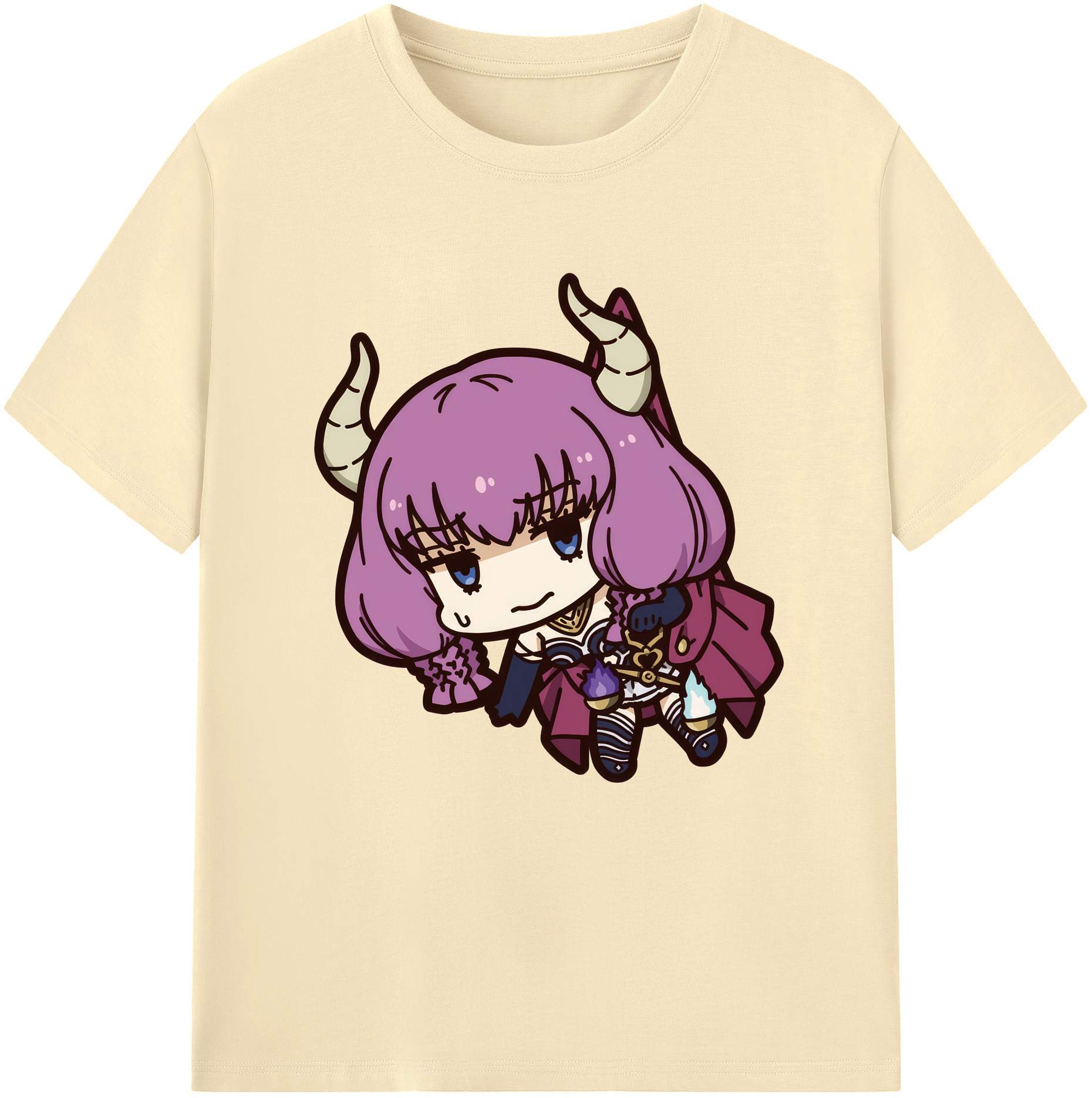 （画像用） 葬送のフリーレン Frieren 綿100％半袖Tシャツ（フロントプリント）