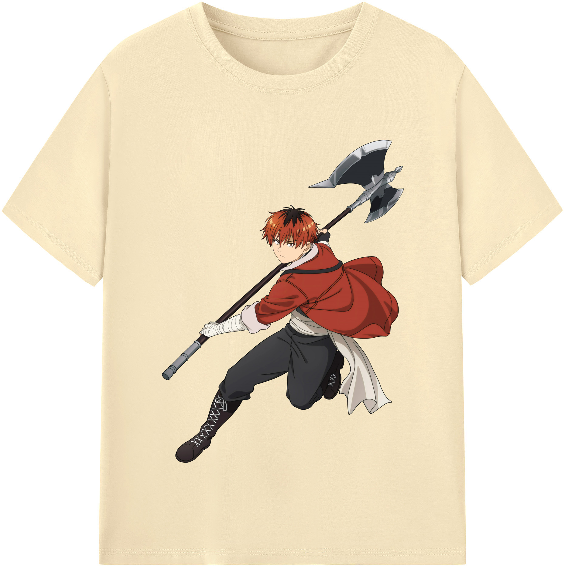 （画像用） 葬送のフリーレン Frieren 綿100％半袖Tシャツ（フロントプリント）